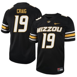 Men's Blake Craig Stitched #19 Black Mizzou Jersey 856602-413