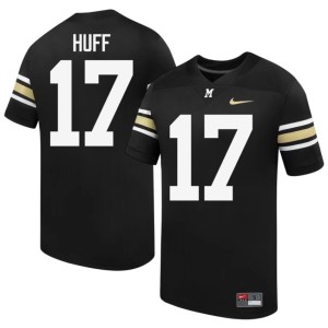 Men 100th Anniversary Replica Brian Huff #17 Black Missouri Tigers Jersey 597558-766