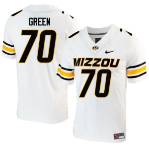 Mens White Stitched Tigers Cayden Green #70 Jerseys 784949-494