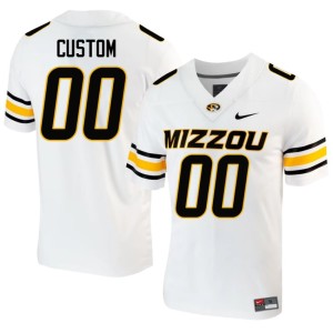 Men #00 Mizzou Alumni Custom White Jerseys 832629-439