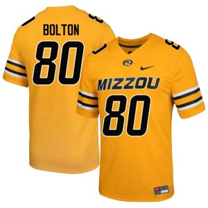 Mens Gold Jayden Bolton High School #80 Missouri University of Missouri Tigers Jerseys 214174-546