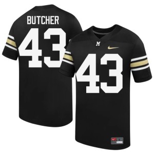 Men's John Butcher Game Black Tigers 100th Anniversary #43 Jerseys 547558-657