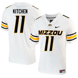 Men's White Replica #11 Langden Kitchen MU Jerseys 836931-428