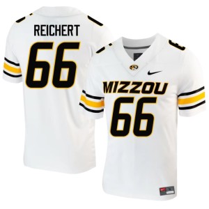 Men's #66 Tigers Official White Logan Reichert Jerseys 189805-262