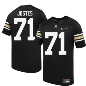 Men Ryan Jostes Player Mizzou #71 Black 100th Anniversary Jersey 817386-275