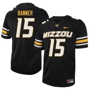 Men #15 Black Santana Banner Alumni University of Missouri Tigers Jerseys 636698-221