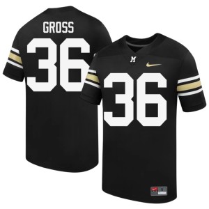 Men's Black 100th Anniversary Mizzou Football Team Sean Gross Official #36 Jersey 974408-316