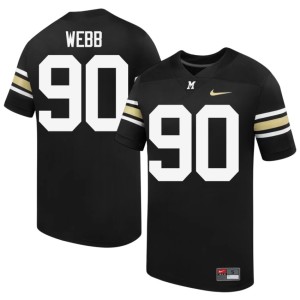 Men Sterling Webb 100th Anniversary Limited Black #90 Missouri Tigers Jersey 383950-310