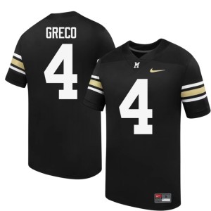 Men's Trajen Greco #4 2026 MU Tigers 100th Anniversary Black Jerseys 170928-306