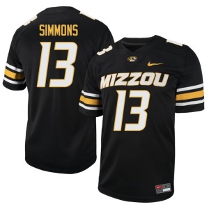 Men #13 Austin Simmons Black 2026-27 Missouri Jersey 653914-404