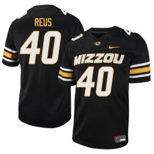 Men #40 Missouri Tigers NCAA Black Brunno Reus Jersey 170816-497