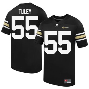 Mens Cavan Tuley #55 100th Anniversary MU Tigers Black Limited Jersey 692713-734