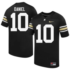 Men MU Tigers Embroidery #10 100th Anniversary Chase Daniel Black Jersey 469875-789