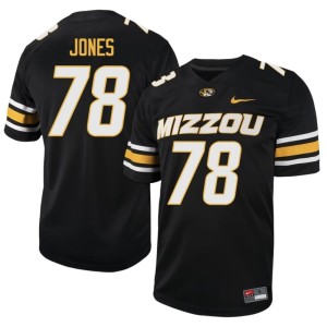 Mens DJ Jones #78 Player Black University of Missouri Tigers Jerseys 371977-266