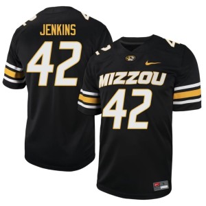 Mens Black #42 MU Tigers Darold Jenkins Official Jersey 963518-256
