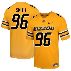 Mens Replica #96 Justin Smith Missouri Gold Jerseys 917115-438