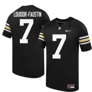 Men's Tigers Stitched Black 100th Anniversary Kensley Louidor-Faustin #7 Jerseys 262052-740
