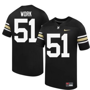 Mens Black Missouri Tigers #51 100th Anniversary University Luke Work Jerseys 247489-423