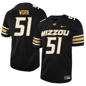 Men Black Game #51 Luke Work Tigers Jerseys 999994-250