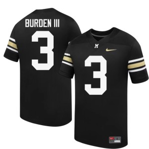 Men Tigers 100th Anniversary Luther Burden III #3 2026 Black Jersey 605972-461