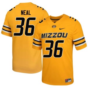 Mens Trashundon Neal Alumni #36 Gold Missouri Tigers Jersey 457029-207