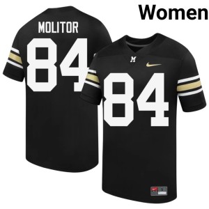 Women's 100th Anniversary #84 Black High School Missouri University of Missouri Tigers Adam Molitor Jersey 558030-974