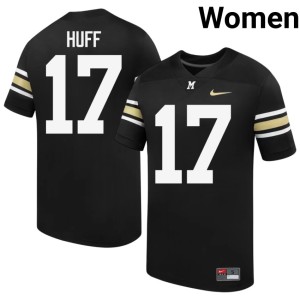 Women's #17 Black Mizzou Alumni Brian Huff 100th Anniversary Jersey 534989-720