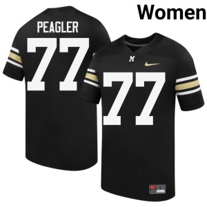 Womens High School #77 Missouri University of Missouri Tigers 100th Anniversary Curtis Peagler Black Jerseys 550663-800
