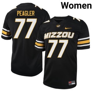 Women Black Curtis Peagler #77 MU Replica Jerseys 814859-508