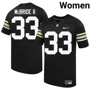 Women's #33 Black DJ McBride II Game 100th Anniversary Tigers Jersey 408406-141