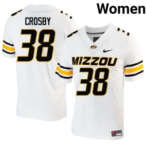 Women Henry Crosby 2026-27 White #38 Tigers Jerseys 135187-562