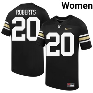 Women 100th Anniversary #20 Jamal Roberts High School Missouri University of Missouri Tigers Black Jerseys 206129-383