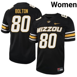 Womens Black Limited Tigers #80 Jayden Bolton Jersey 149250-674