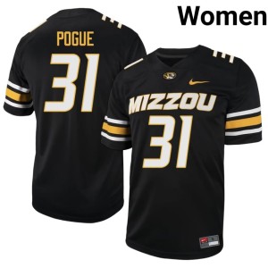 Women's Official Black Nasir Pogue Tigers #31 Jerseys 290007-294