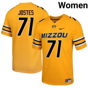 Womens Ryan Jostes MU #71 2026 Gold Jersey 634996-954