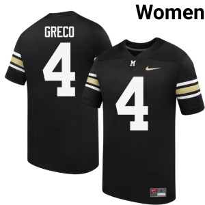 Womens Mizzou Tigers Trajen Greco 100th Anniversary #4 Black Game Jerseys 676366-419
