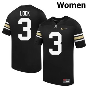 Women Drew Lock High School MU Tigers #3 Black 100th Anniversary Jersey 714862-886