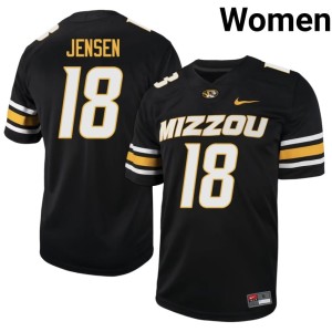 Womens Embroidery Black Isaac Jensen MU #18 Jersey 108618-481
