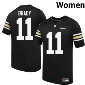 Womens #11 100th Anniversary Player Jabari Brady Missouri University of Missouri Tigers Black Jerseys 477184-487