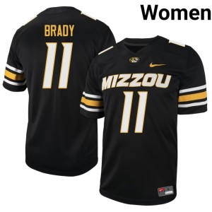 Womens Black Jabari Brady MU Embroidery #11 Jerseys 478284-683