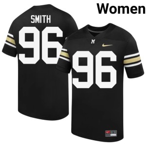 Women MU Black Justin Smith #96 100th Anniversary Limited Jersey 785526-612