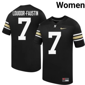 Womens Kensley Louidor-Faustin #7 Mizzou Alumni 100th Anniversary Black Jerseys 569756-860