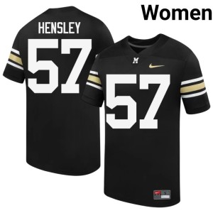 Women's Black Official Mark Hensley Mizzou #57 100th Anniversary Jersey 867128-539
