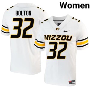 Women's White #32 Stitched Nick Bolton MU Jersey 249101-823
