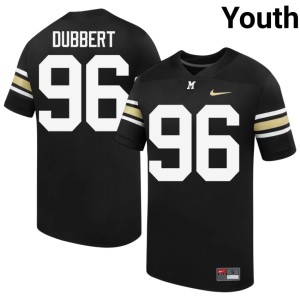 Youth Aidan Dubbert Black University of Missouri Tigers #96 High School 100th Anniversary Jersey 364556-512