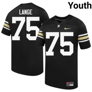 Youth Black #75 University MU Tigers 100th Anniversary Jack Lange Jerseys 204289-482