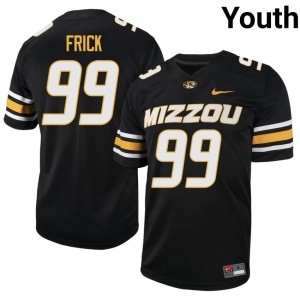 Youth Jadon Frick Black Mizzou Football Team Official #99 Jerseys 165356-436