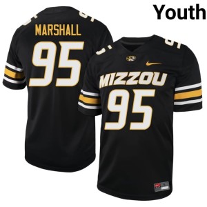 Youth Missouri Tigers Jalen Marshall Player Black #95 Jersey 211429-618