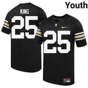 Youth 100th Anniversary Black 2026-27 #25 Mizzou Jason King Jerseys 134764-663
