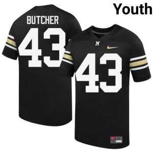 Youth Black Game John Butcher 100th Anniversary #43 University of Missouri Tigers Jerseys 282491-937
